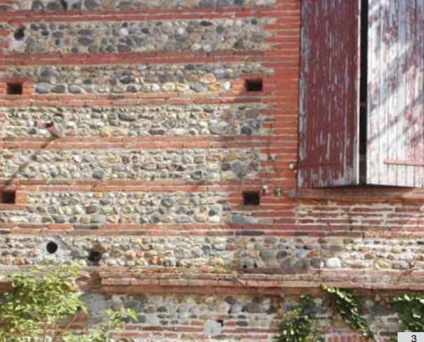 les murs en galets