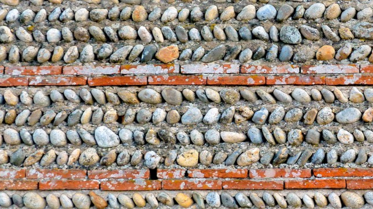 Les murs en galets