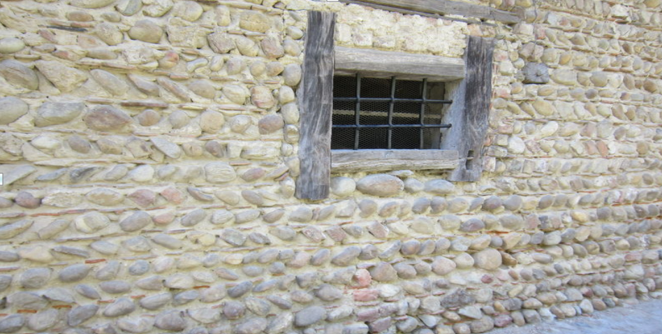 Les murs en galets