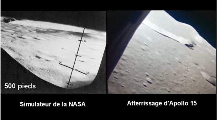 sur la lune